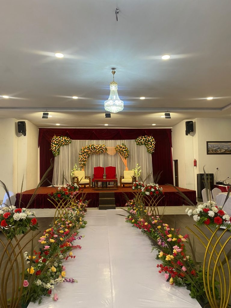 Floral Mandap Aisle
